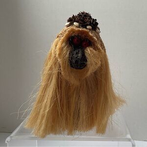 Ken Arensbak 8” Albino Troll Folk Art Vintage 5 Arts Studio Nuts Seeds Fibers